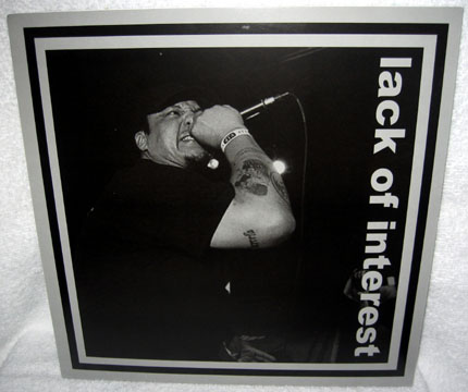 LACK OF INTEREST/BASTARD NOISE "Split" LP (Deep Six)